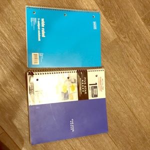 Spiral notebook bundle graph ruled wide ruled